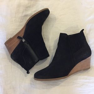 Franco Sarto wedge bootie